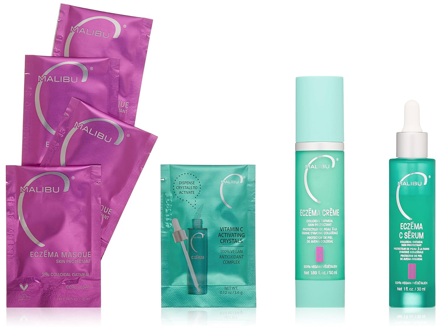 Malibu C Eczema Face & Body Wellness Set