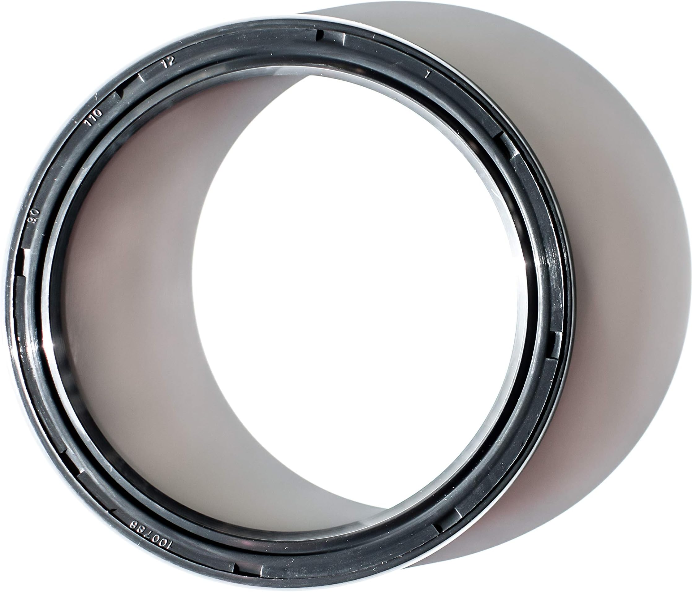 Oil Seal 90X110X12 Oil Seal Grease Seal TC (5 PCS) |EAI Double Lip w/Garter Spring. Single Metal Case w/Nitrile Rubber Coating. 90mmX110mmX12mm | 3.543"x4.331"x0.472"
