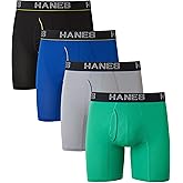 Hanes mens Hanes Men's Comfort Flex Fit Ultra Lightweight Mesh Boxer Briefs, 4-pack