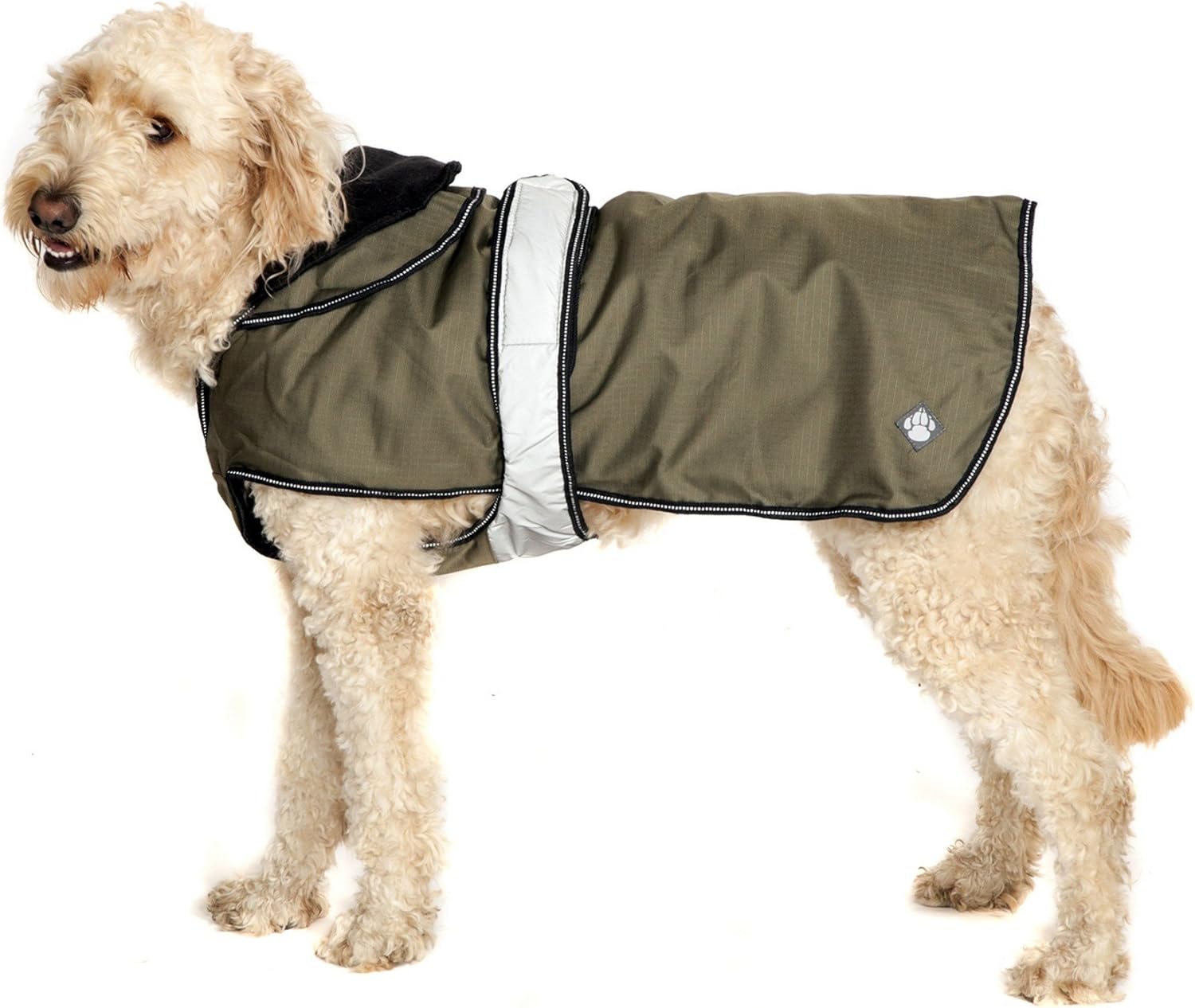 Danish Design Blue 2 In 1 Ultimate Removable Fleece Lining Rain Proof Light Reflective Dog/Puppy Coat 12 inch 30 cm - Image 5