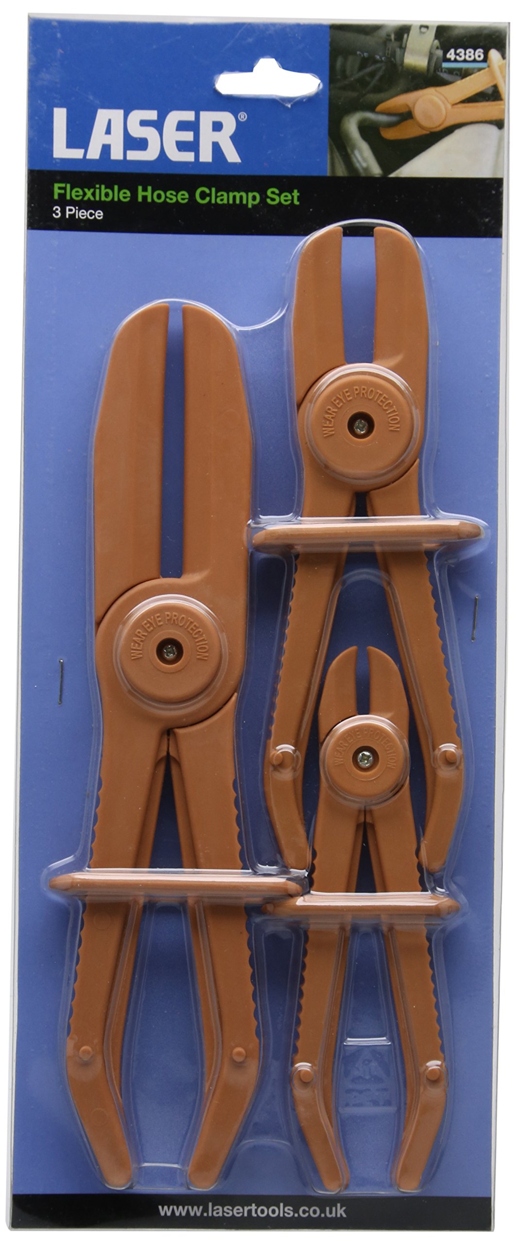 Laser 4386 Flexible Hose Clamp Set