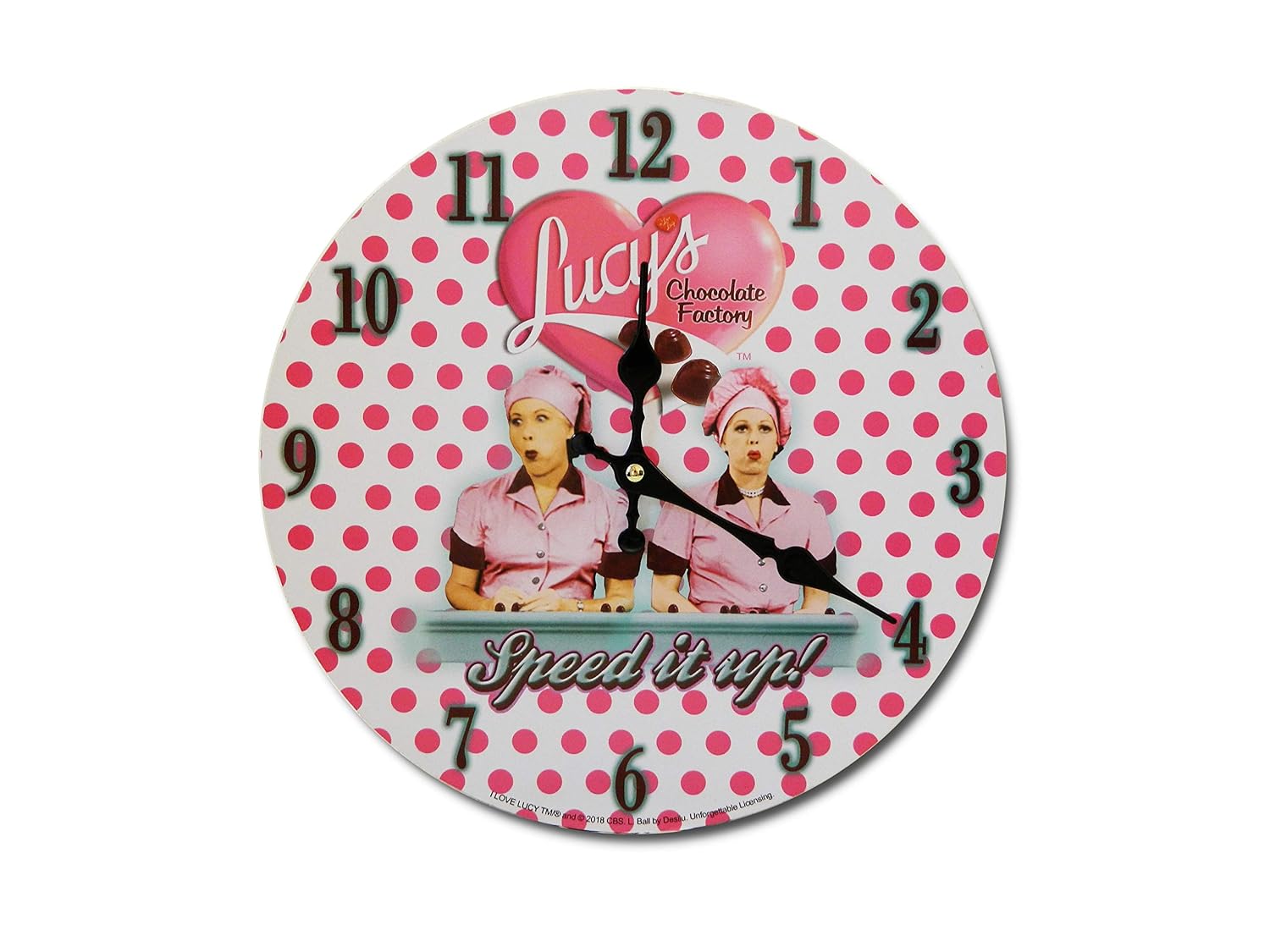 Midsouth Products I Love Lucy Clock - Chocolate Factory
