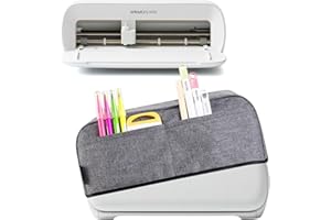 TRO&HOM Dust Cover Compatible with Cricut Joy Xtra, Cover for Cricut Joy Xtra Machine, 2 Front Pockets for Cricut Accessories and Supplies