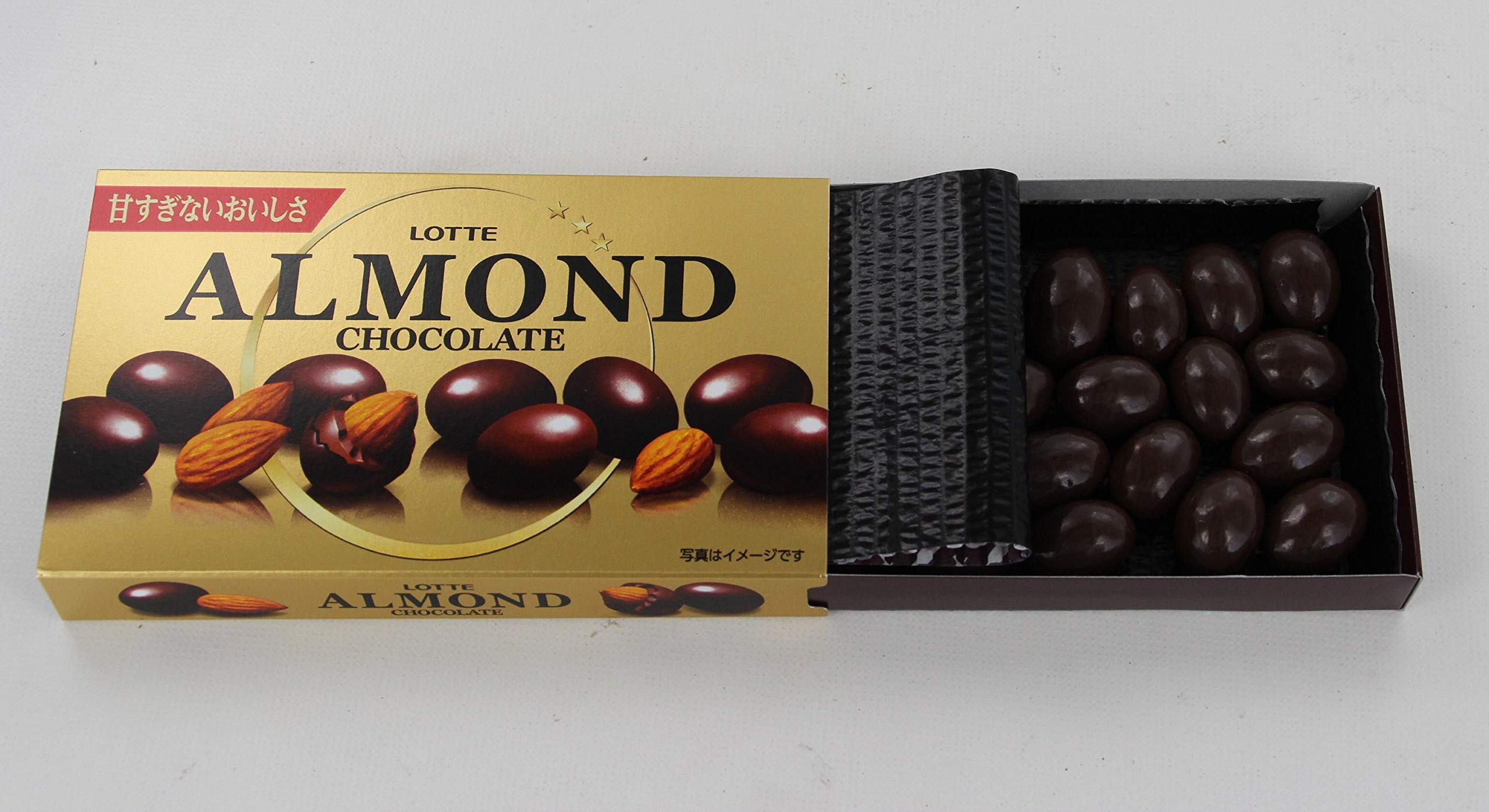 Lotte almond chocolate 86gX10 boxes Buy Online in UAE. Grocery
