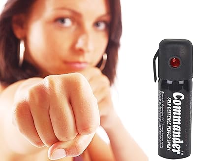 Commander Womens Self Defense Pepper Spray, 50ml, 35g