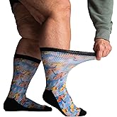 Viasox EasyStretch Diabetic Crew Socks for Men & Women, Non Binding Neuropathy Socks