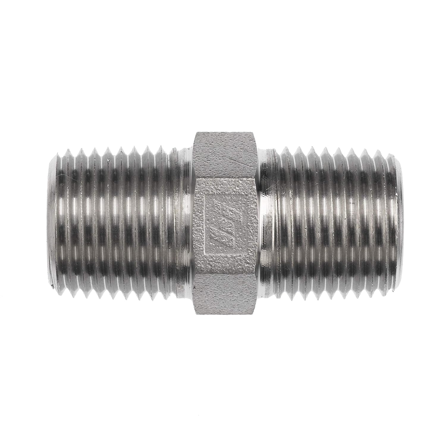 Brennan Industries 54041612SS Stainless Steel Hex Nipple Fitting, 1