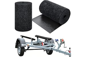 Boat Trailer Bunk Carpet - Boat Bunk Carpet, Marine-Grade Felt Surface + PVC Backing Boat Trailer Carpet, Easy to Cut & Water