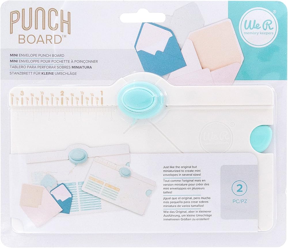 We R Memory Keepers Mini Envelope Punch Board
