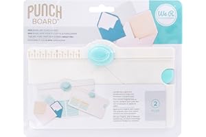 We R Memory Keepers Mini Envelope Punch Board, Scoring Tool, Corner Punch, Measuring Guide, Envelopes for Party Invitations, Graduation, Birthday Cards, Party Decorations, Office Handouts, and More