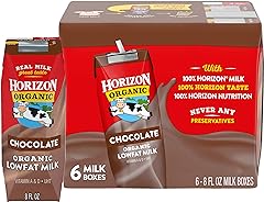Horizon Organic, 1% Low Fat Milk, Chocolate, 6pk, 8oz