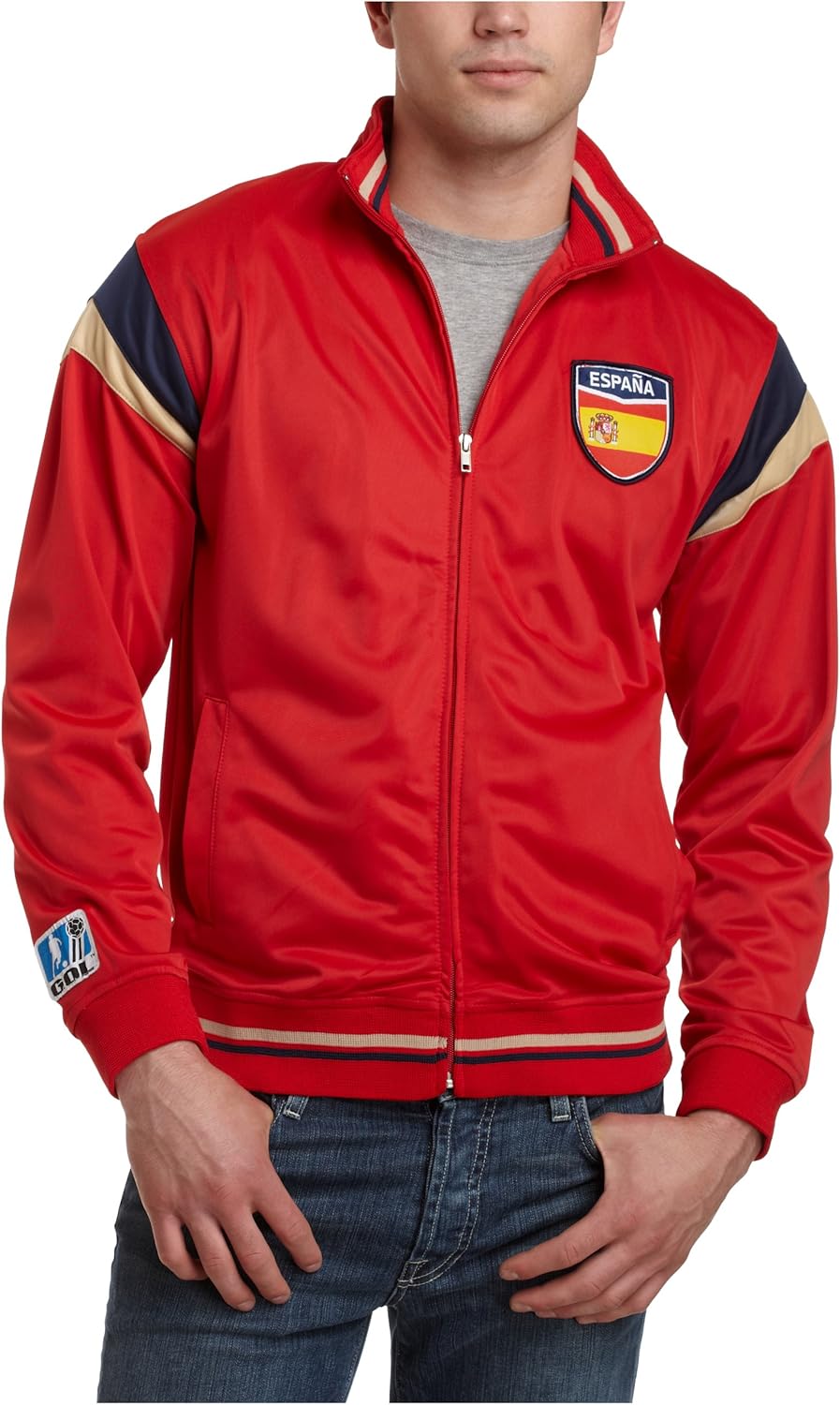 Spain Represent Jacket, Red, Small Sports Fan Outerwear