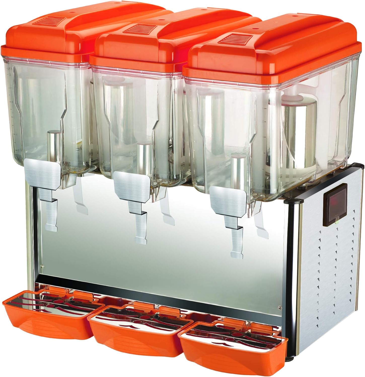 Hakka Commercial 3x12 Liter Bowl Refrigerated Beverage Dispenser