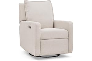 babyGap Harlowe Power Recliner with USB-A and Type-C Ports by Delta Children - Greenguard Gold Certified – Stain-Resistant Performance Fabric is Oeko-TEX Standard 100 Certified, Sand