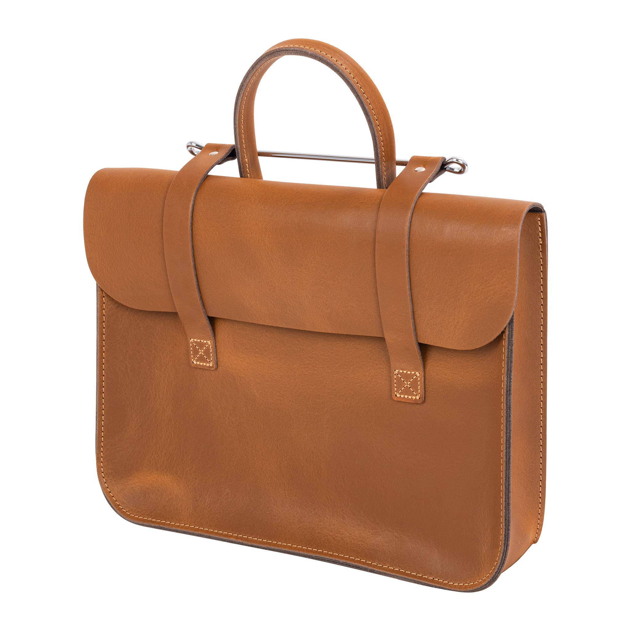 Oxford Traditional Leather MC2-OAK Sheet Music Carry Case, Antique Oak