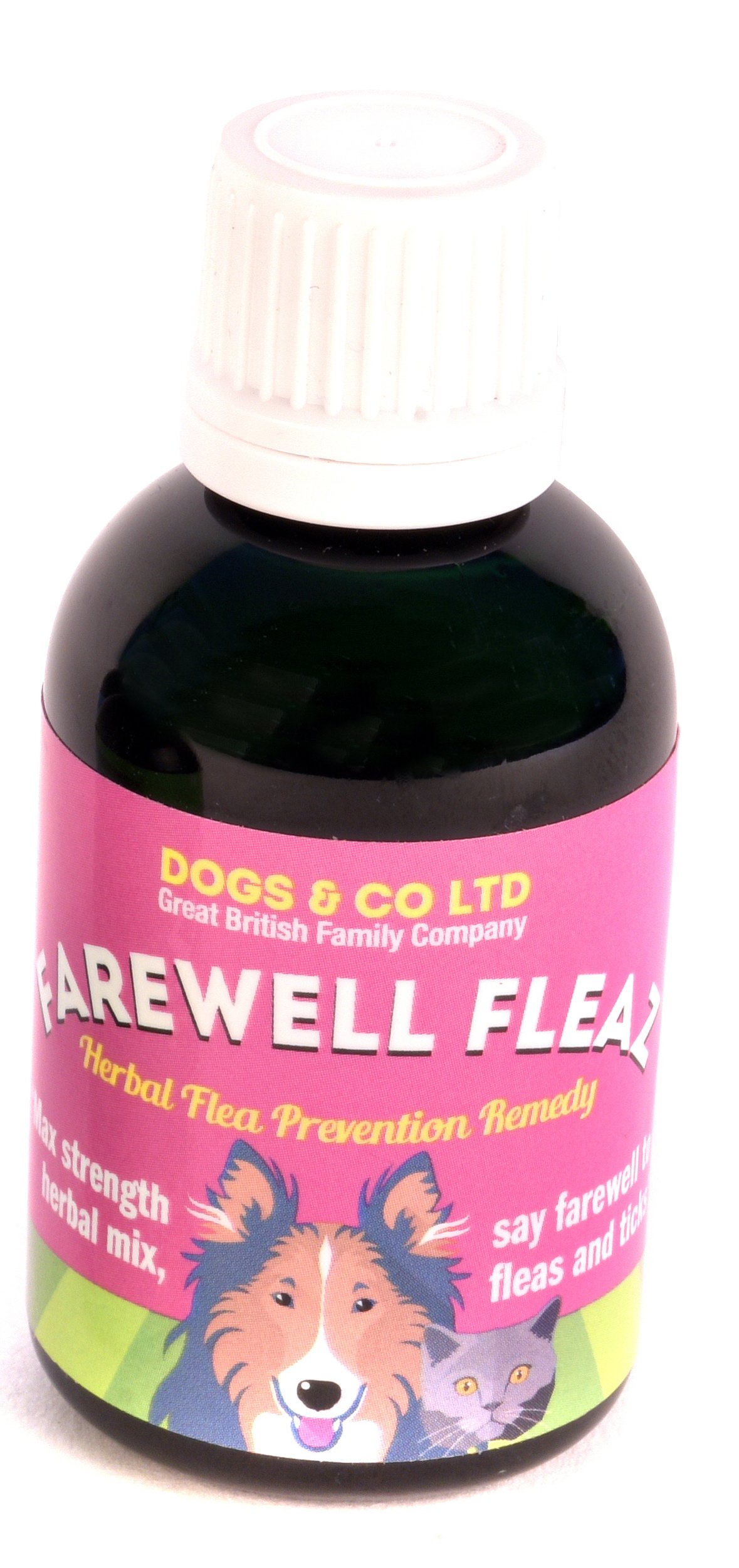 Buy Farewell Fleaz 50ml. Natural Flea and Tick Prevention. Herbal