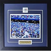 Vladimir Guerrero Jr. Toronto Blue Jays 2025 ALDS Grand Slam Bat Flip Baseball Memorabilia 8x10 Frame (Wide Color)
