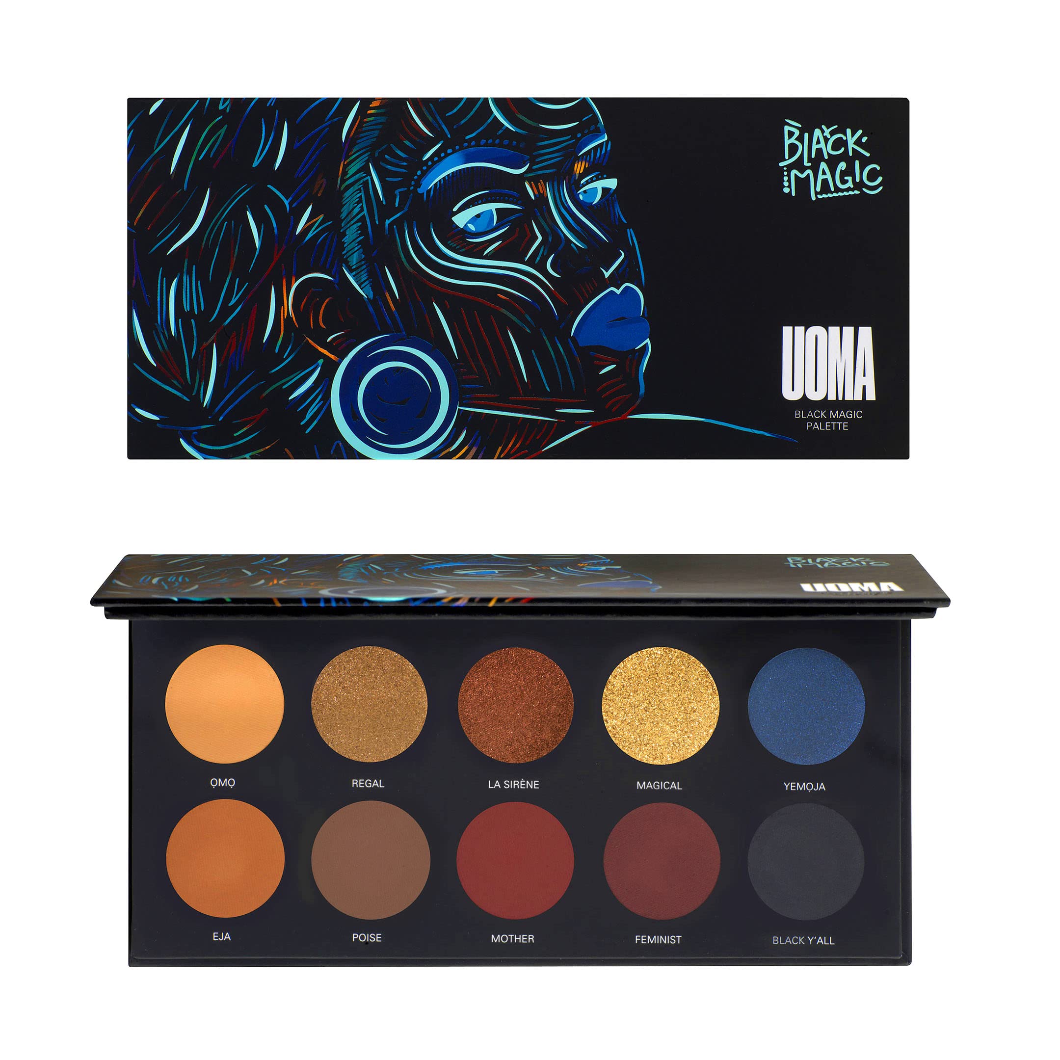 UOMA BEAUTY BLACK MAGIC COLOR PALETTE, 440g, POISE — image 1