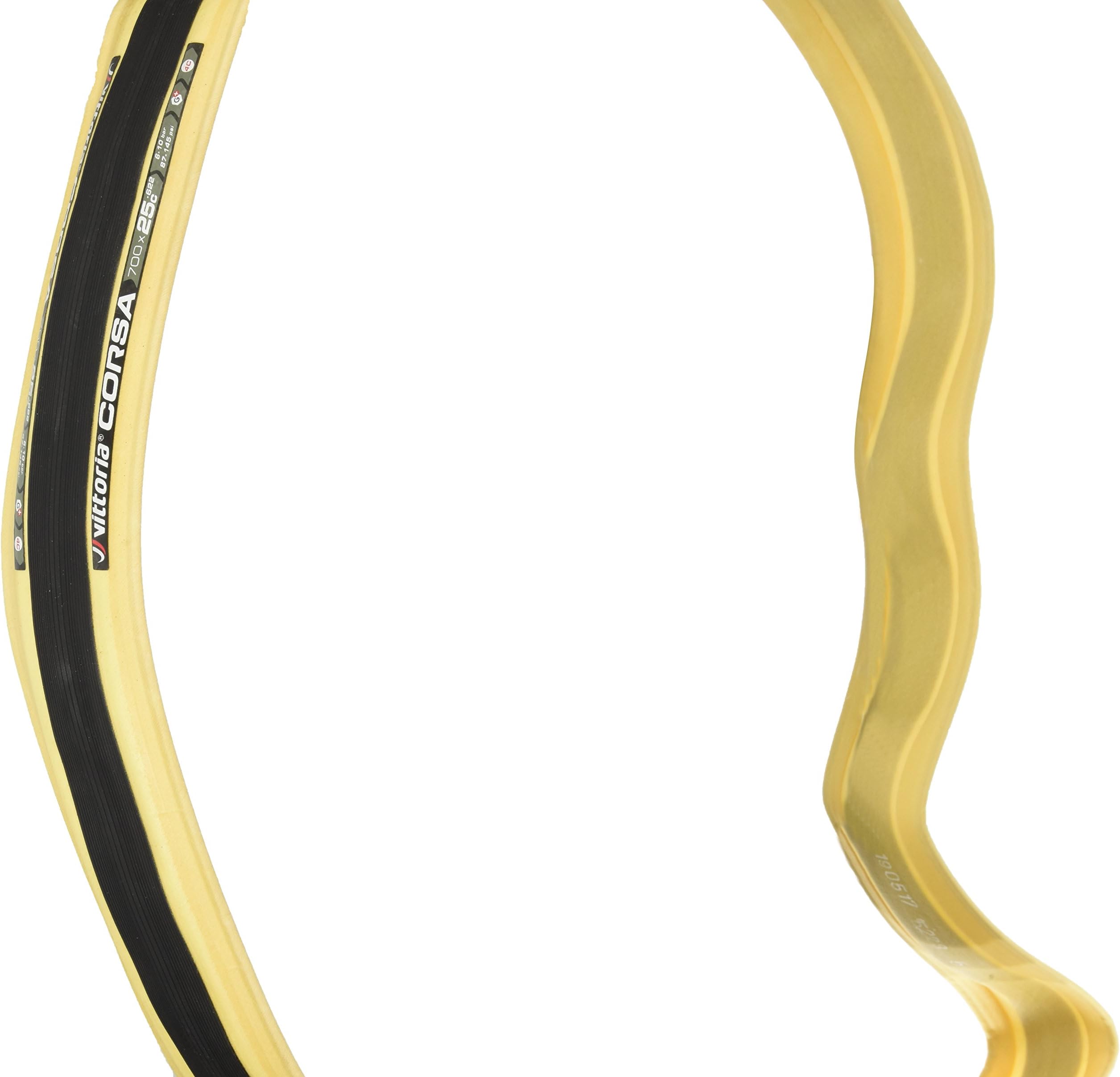 VittoriaCorsa G+ Isotech Graphene Tyre - Tubular - para/Blk/Blk