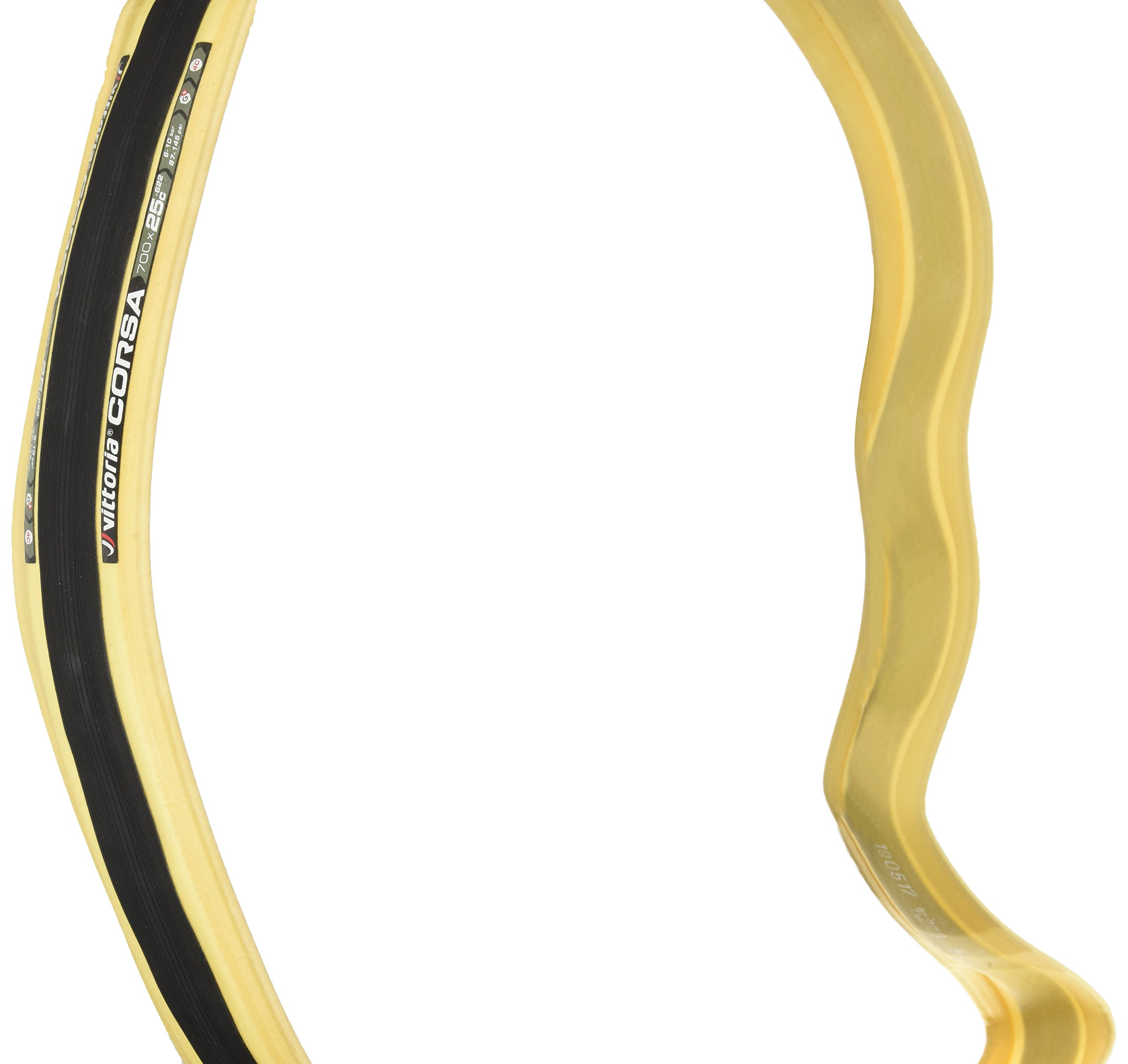 VittoriaCorsa G+ Isotech Graphene Tyre - Tubular - para/Blk/Blk