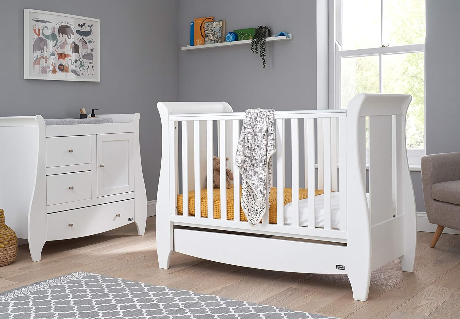 Tutti Bambini Katie Room Set White (2 Piece Set)