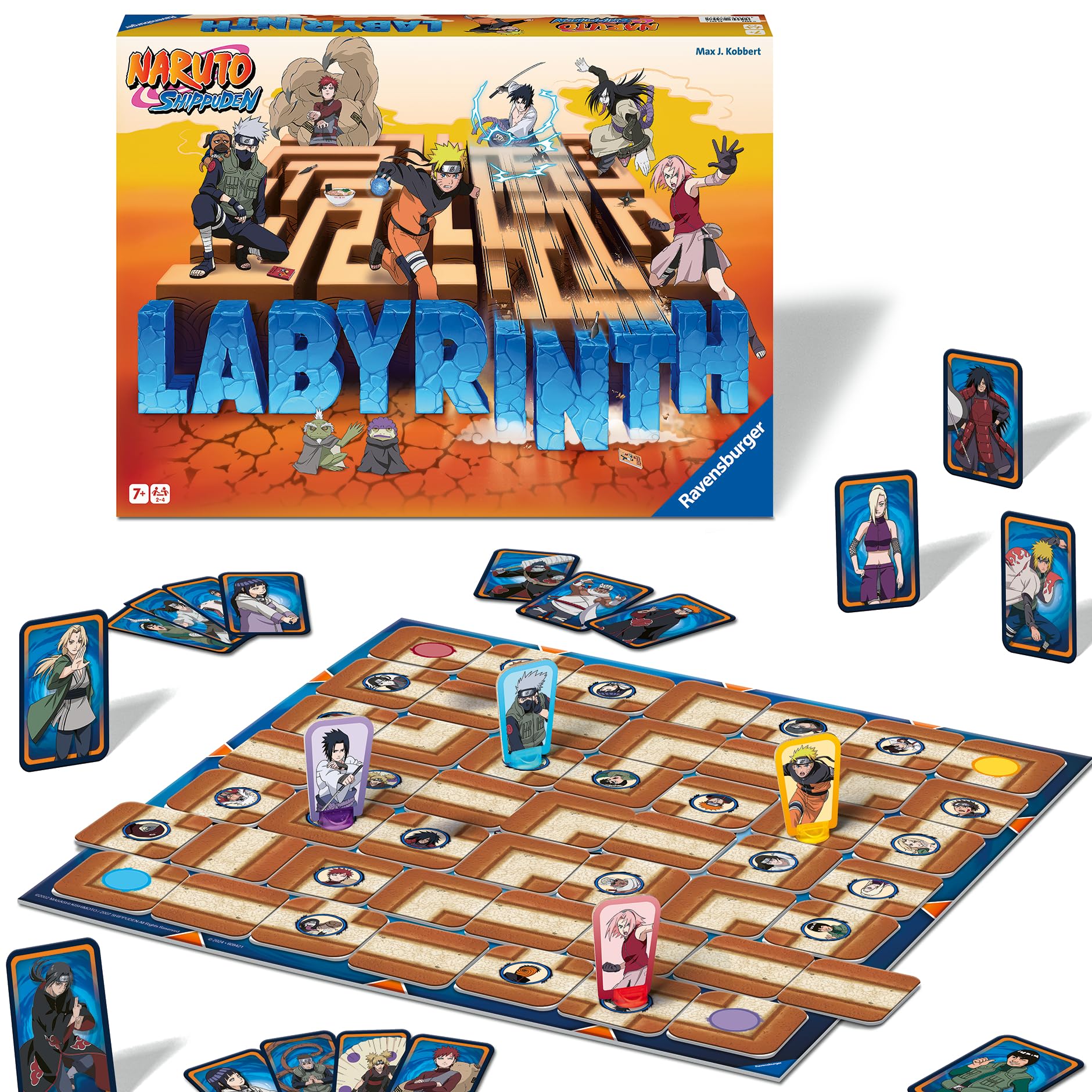 Ravensburger Naruto Labyrinth The Moving Maze Board Game for Kids and Adults Age 7 Years Up - New 2024