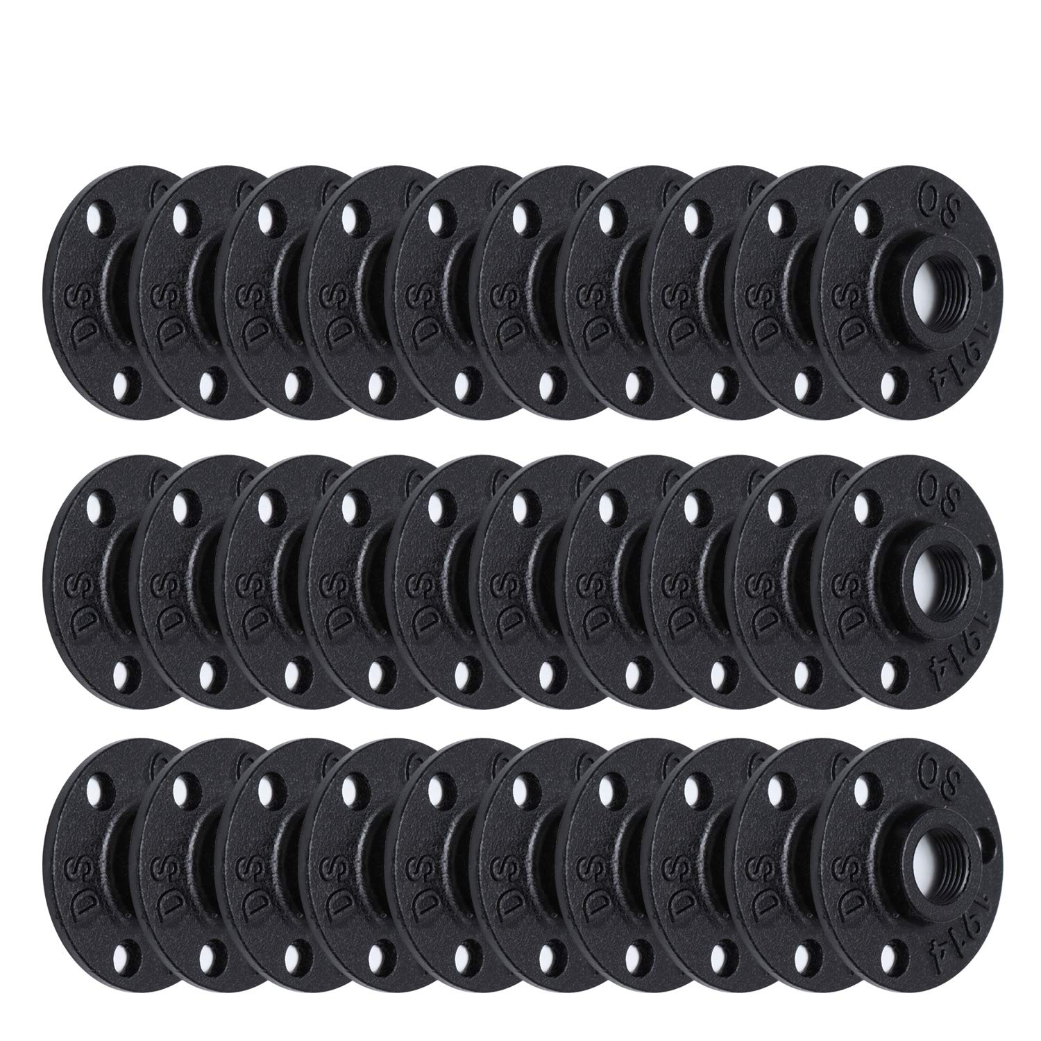Antirust Black Painted Floor Flange, Home TZH