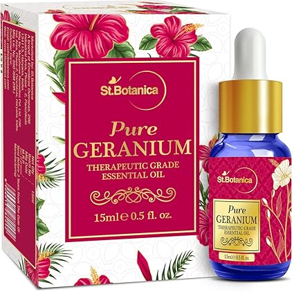 StBotanica Pure Geranium Essential Oil, 15ml