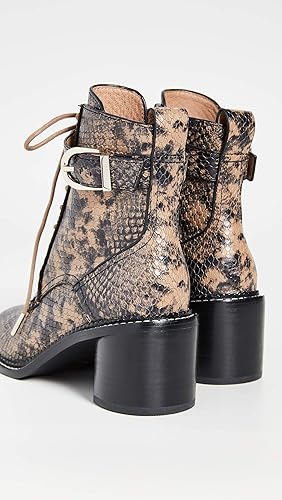 Joie Women's Raster Lace-up Combat Boot, Camel, Medium US in