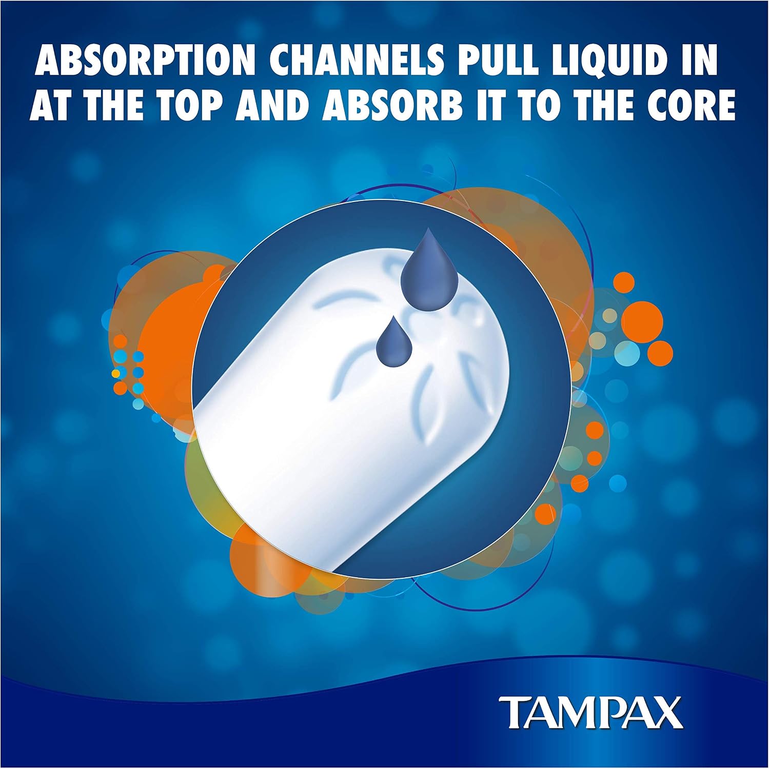 Tampax Compak Super Plus, 22 Count, Tampons with Applicator, Comfort, Protection and Discretion, White/Dark Grey Heather - Image 5