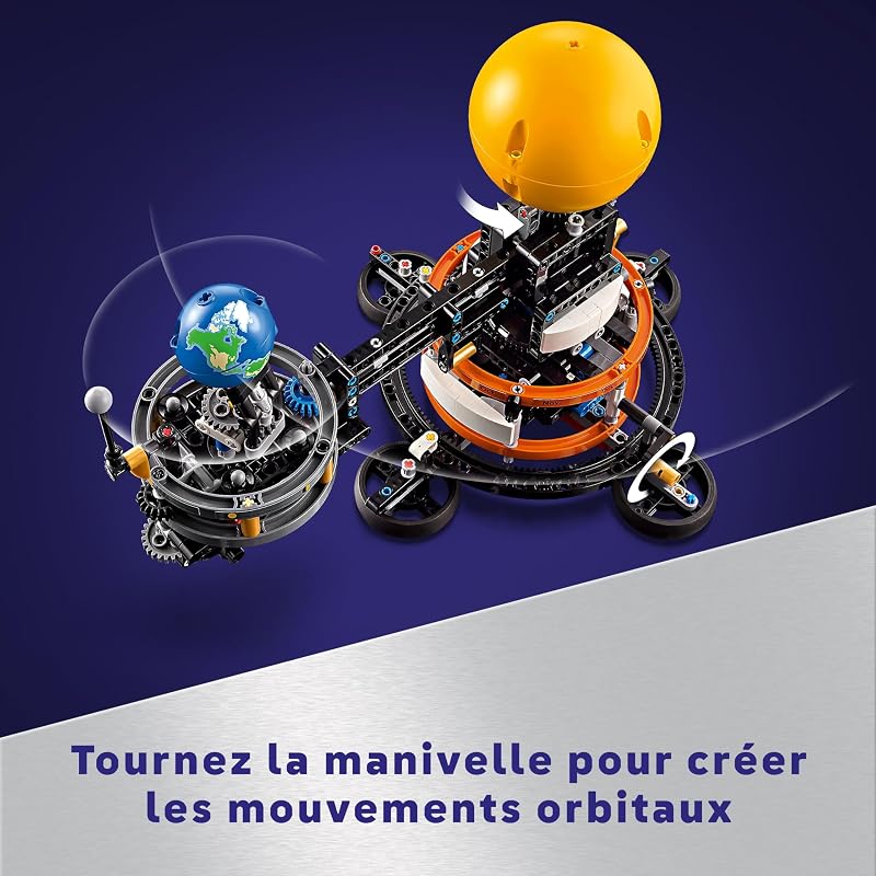 Technic La planète Terre et la Lune en orbite 42179