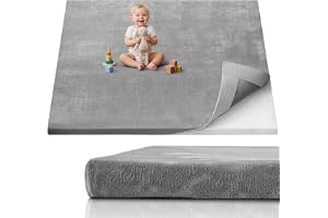Blissful Diary 1.3" Thick Baby Play Mat, 71x59 Playpen Mat with Removable & Washable Cover, Extra Large Crawling Rug for Floo