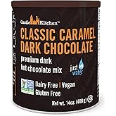 Castle Kitchen Classic Caramel Premium Dark Hot Chocolate Mix - Vegan, Plant Based, Gluten Free, Dairy Free, Non-GMO Project 