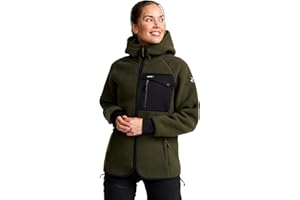 RevolutionRace Sherpa Hoodie for Women, Fleece Jacket Perfect for Hiking and Outdoor Adventures