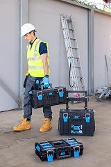 OX Tools TOOLTREK Pro 3 Piece Modular Storage System on Wheels with Handle view 9