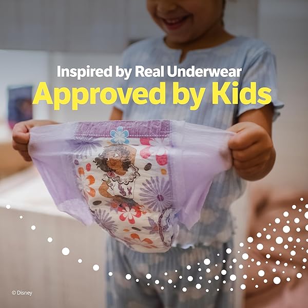 GOODNITES GIRLS’ NIGHTTIME BEDWETTING UNDERWEAR, SIZE S/M (43-68 LBS), 14 CT, PACKAGING MAY VARY