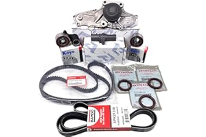 APSG TIMING BELT KIT with Water Pump, Tensioner, Idler Pulley, Seals | Compatible with TL, MDX, RL, ACCORD, ODYSSEY, RIDGLINE, PILOT ZDX V6 | Complete Genuine Aisin OEM Kit