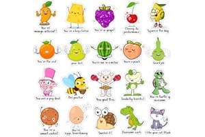 400 Pieces Fun Teacher Stickers for Kids Reward Punny Motivational Sticker Positive Pun Teacher Supplies Stickers Cute Incent