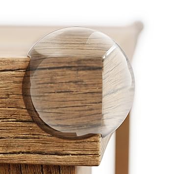 Sas Kiddycare Baby Corner Protectors Safety Bumpers For Kids 8pcs With Strong Clear