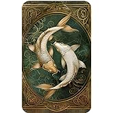 Twelve Constellations Pisces Zodiac Metal Tin Sign,Celestial Star Sign Home Decor,Retro Astrology Wall Art for Living Room,Bar,ManCave,Vintage Horoscope Plaque for Astrology Lovers 12x8inch