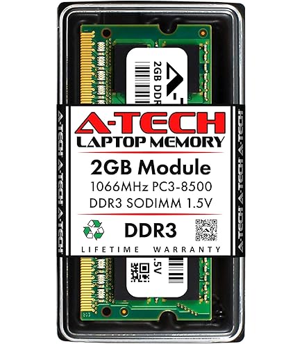 Micron 2GB DDR3 RAM PC3-8500 204-pin Laptop SODIMM at Amazon.com
