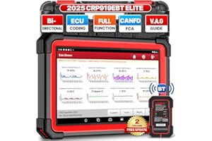 LAUNCH X431 CRP919EBT Elite 2025 Bidirectional Scan Tool, All-in-One Full System Diagnostic Scanner, 35+ Reset, ECU Coding, CANFD&DOIP, FCA AutoAuth, V.A.G Guide, 2Yrs Free Update, Upgraded of CRP919E