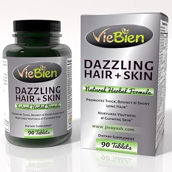 Biotin Healthy Sexy Hair Glowing Skin Viebien All Natural Herbal Vitamins 90 Tablets For Adult Promotes