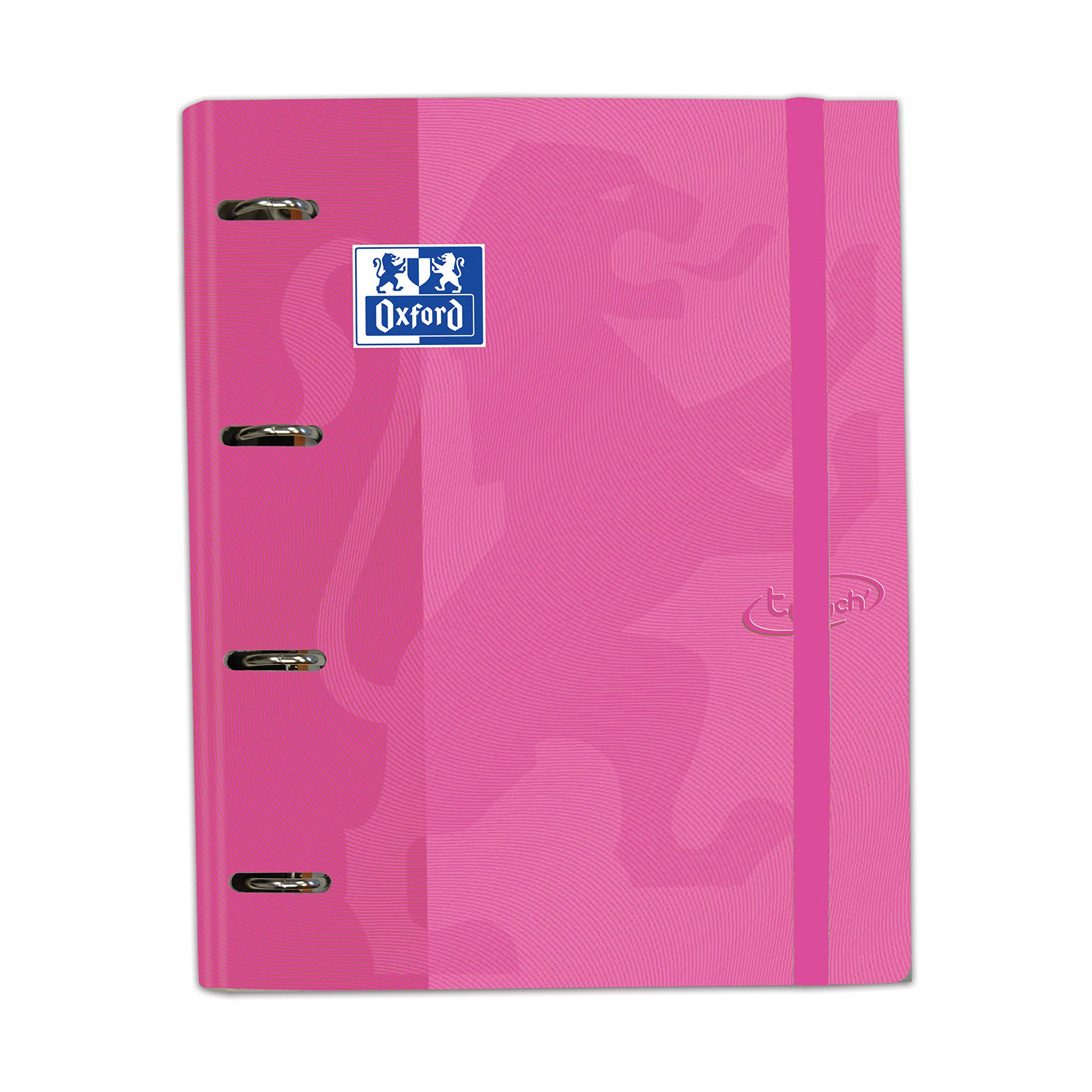 Europeanbinder A4+ Oxford Touch Refill Folder, Pastel Pink