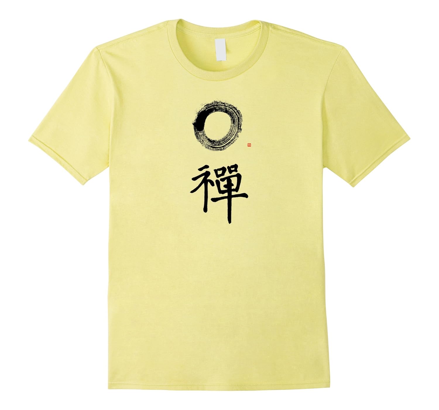Enso Tshirt With Original Japanese Zen Kanji CalligraphyArt Artvinatee