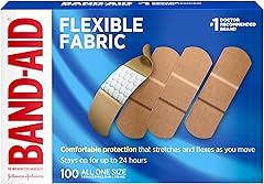 Band-Aid Brand Sterile Flexible Fabric Adhesive Bandages, Comfortable Flexible Protection & Wound Care for Minor Cuts & Scrap