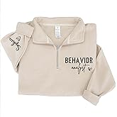 UrbanNEST Custom Profession Quarter Zip Sweatshirt, Embroidered & Personalized Work Shirt Hoodie Gift for Professionals