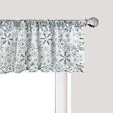 Ambesonne Winter Window Valance, Merry Xmas Theme