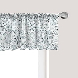 Ambesonne Winter Window Valance, Merry Xmas Theme