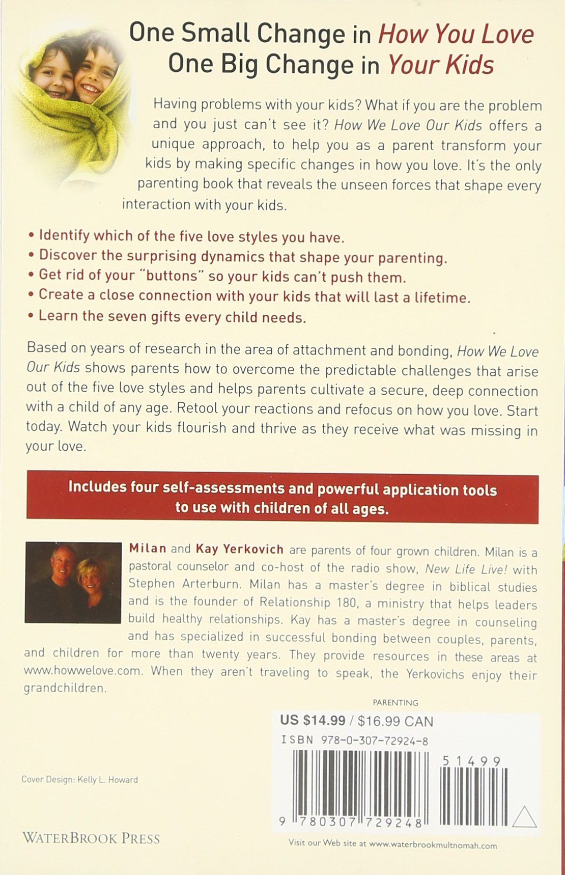 How We Love Our Kids The Five Love Styles Of Parenting Yerkovich Milan Yerkovich Kay 9780307729248 Amazon Com Books